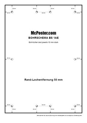 Bohrlochschema BS 1AE | McPoster.com