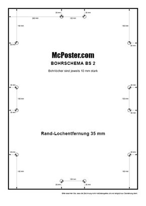 Bohrlochschema BS 2 | McPoster.com