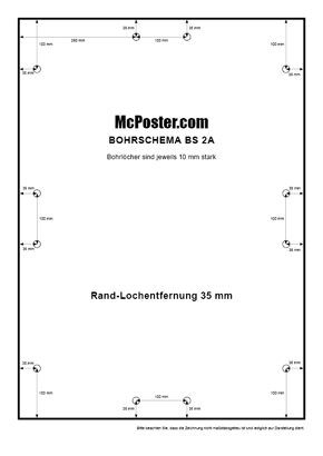 Bohrlochschema BS 2A | McPoster.com