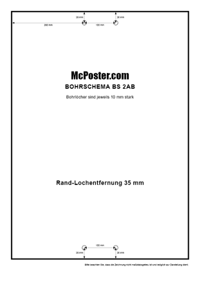 Bohrlochschema BS 2AB | McPoster.com