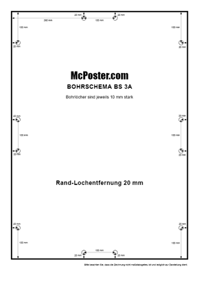 Bohrlochschema BS 3A | McPoster.com