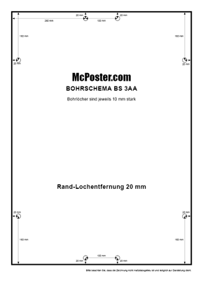 Bohrlochschema BS 3AA | McPoster.com