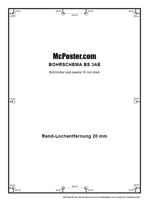 Bohrlochschema BS 3AE | McPoster.com
