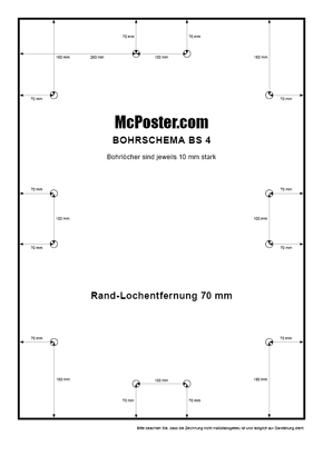 Bohrlochschema BS 4 | McPoster.com