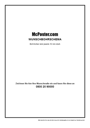 Bohrlochschema Wunschbohrschema | McPoster.com